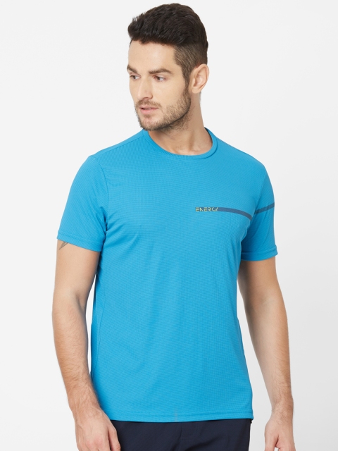 

Sweet Dreams Men Blue Solid Round Neck T-shirt