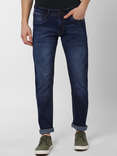 

Peter England Casuals Men Navy Blue Skinny Fit Mid-Rise Clean Look Stretchable Jeans