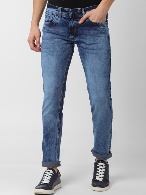 

Peter England Casuals Men Blue Skinny Fit Mid-Rise Clean Look Stretchable Jeans