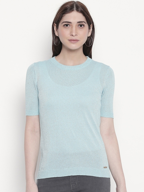 

Manola Women Blue Solid Top