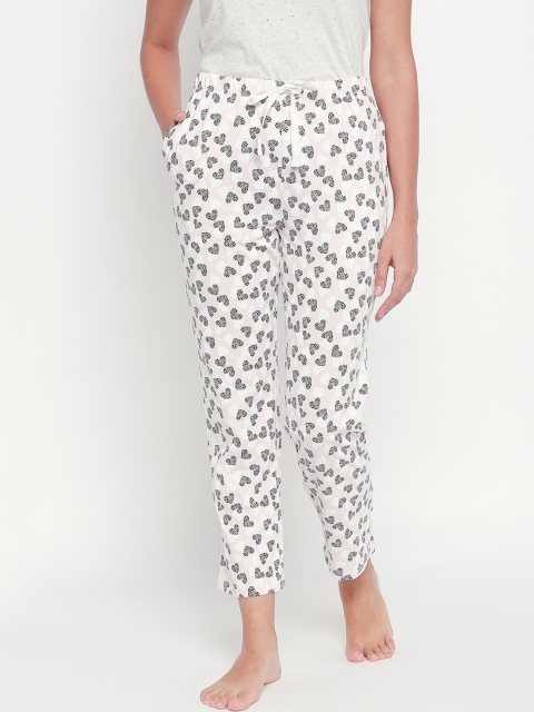 

Dreamz by Pantaloons Women Pink & Black Printed Pyjamas