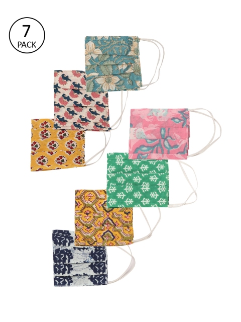 

Gnist Adults Pack of 7 Reusable 2-Ply Cloth Masks, Multi