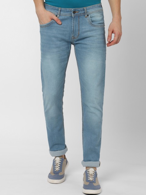 

Peter England Casuals Men Blue Slim Fit Mid-Rise Clean Look Stretchable Jeans