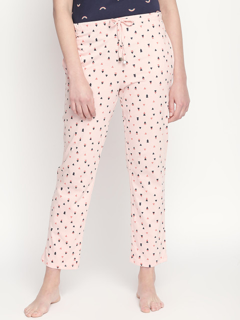

Dreamz by Pantaloons Women Pink Printed Pyjamas