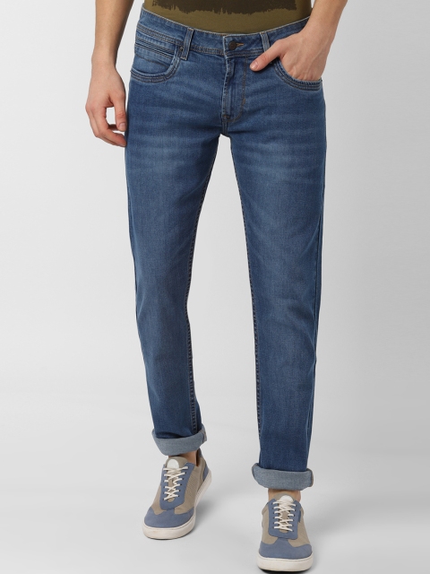 

Peter England Casuals Men Blue Skinny Fit Mid-Rise Clean Look Stretchable Jeans