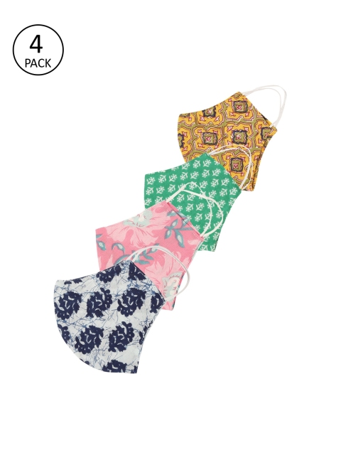 

Gnist Adults Pack of 4 Reusable 2-Ply Cloth Masks, Multi