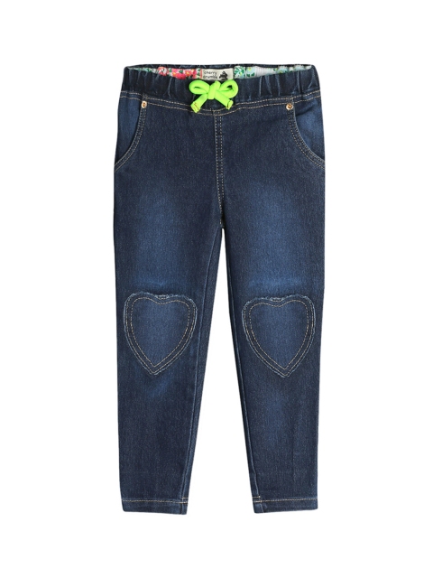 

Cherry Crumble Girls Blue Regular Fit Mid-Rise Clean Look Stretchable Jeans