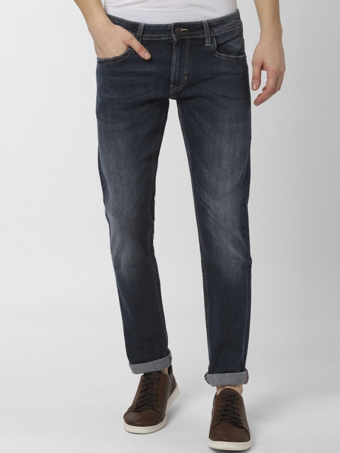 

Peter England Casuals Men Navy Blue Skinny Fit Mid-Rise Clean Look Stretchable Jeans
