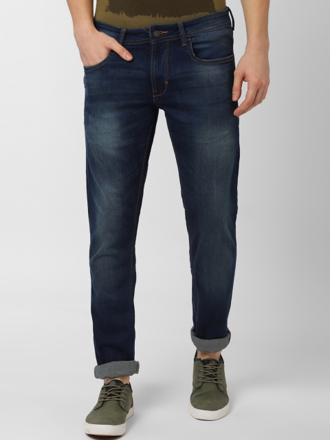 

Peter England Casuals Men Navy Blue Slim Fit Mid-Rise Clean Look Stretchable Jeans