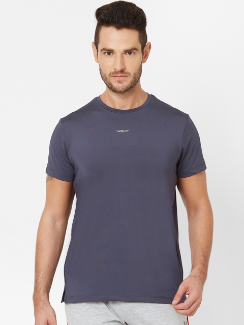 

Sweet Dreams Men Grey Solid Round Neck T-shirt