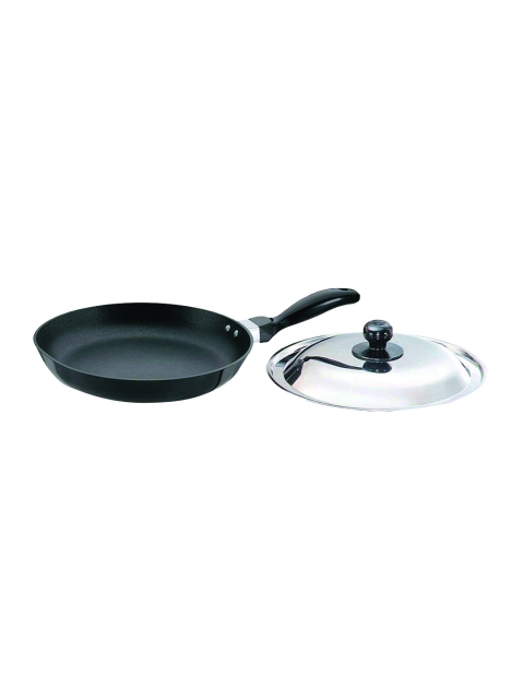 

Hawkins Black & Silver-Toned Futura Nonstick Frying Pan With Lid