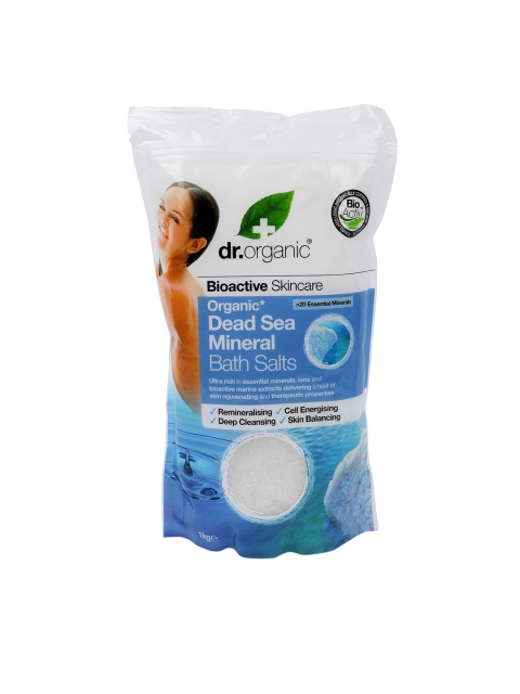 

dr.organic Dead Sea Minerals Bath Salt, Blue