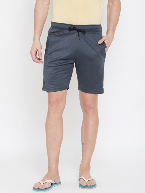 

armure Men Charcoal Solid Lounge Shorts