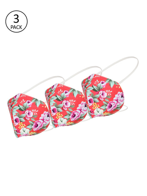 

Alvaro Castagnino Unisex 3 Pcs Printed 3-Ply Reusable Outdoor Fabric Masks, Multi