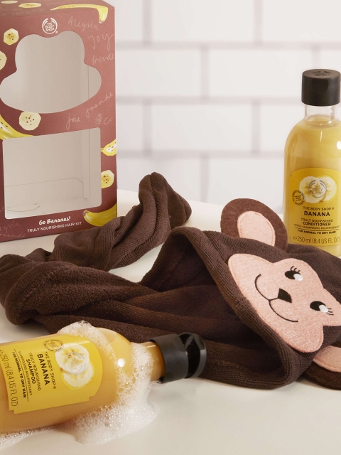 

The Body Shop Go Banana Truly Nourishing Sustainable Hair Kit, Yellow