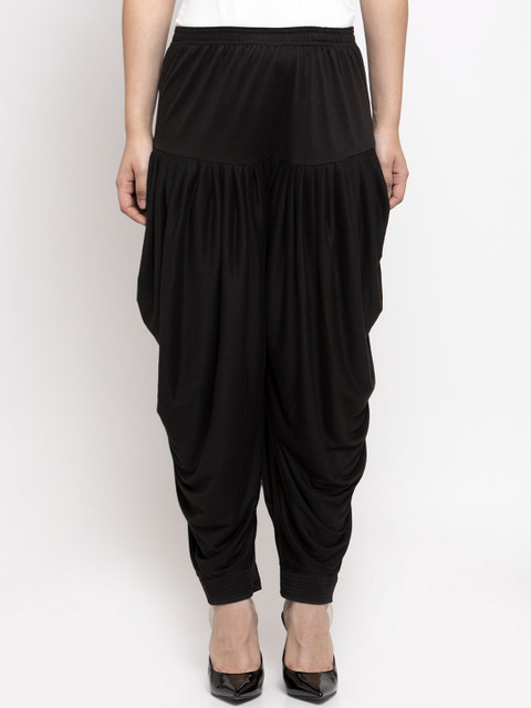 

GRACIT Women Black Solid Salwar