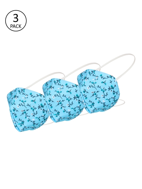 

Alvaro Castagnino Unisex 3 Pcs Printed 3-Ply Reusable Outdoor Fabric Masks, Blue