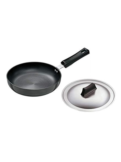 

Hawkins Black Hard Anodised 4.06 mm Frying Pan with Stainless Steel Lid