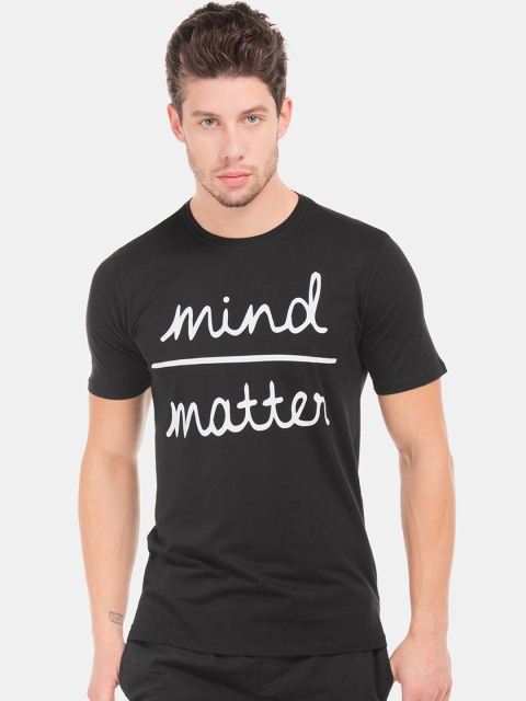 

Colt Men Black Printed Round Neck T-shirt