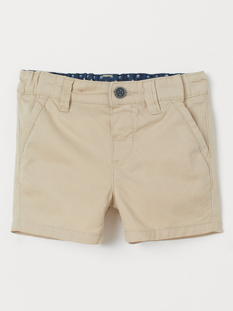 

H&M Boys Beige Cotton Chino Shorts