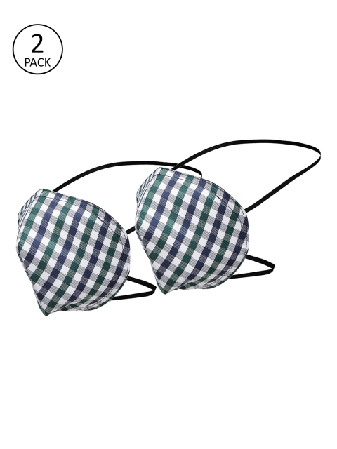

Alvaro Castagnino Unisex 2 Pcs 3-Ply Reusable Outdoor Fabric Masks, Multi