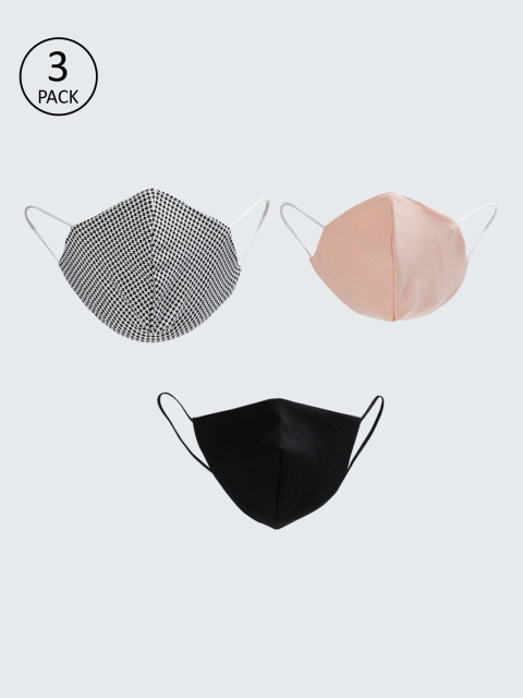 

Ginger by Lifestyle Women 2 Pcs Solid 2-Ply Reusable Cloth Masks, Multi