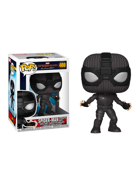 

Funko Charcoal Grey & Black Spiderman Stealth Suit Bobblehead Collectible 469