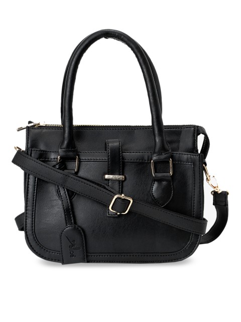 

yelloe Women Black Solid Handheld Bag