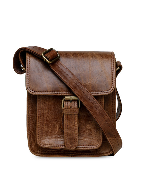 

Carry Trip Unisex Brown Solid Messenger Bag