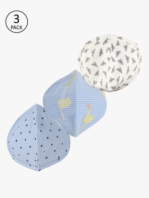 

Chitwan Mohan Unisex Assorted Pack Of 3 2-Ply Cloth Mask