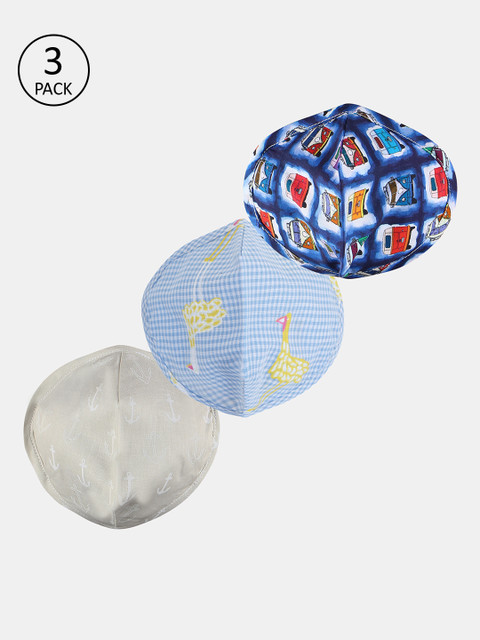 

Chitwan Mohan Kids 3 Pcs Assorted 2-Ply Reusable Cloth Masks