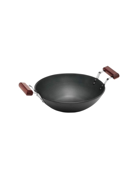 

Hawkins Black & Brown Futura Hard Anodised Induction Compatible Base Deep Fry Pan