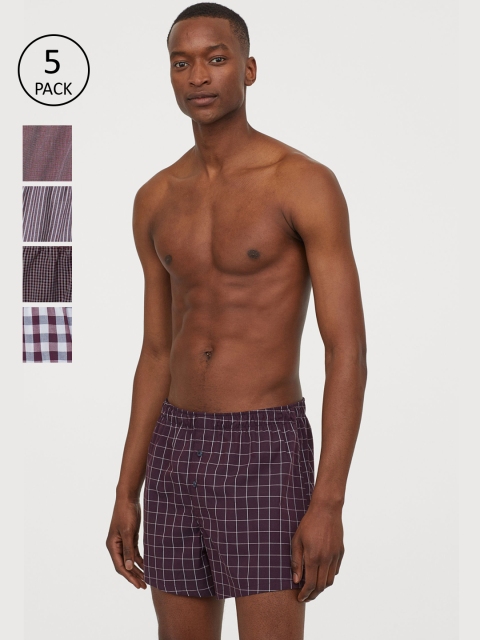 

H&M Men Pack of 5 Boxer Shorts, Multi