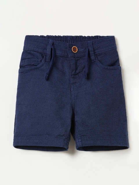 

Juniors by Lifestyle Boys Blue Solid Regular Fit Regular Shorts