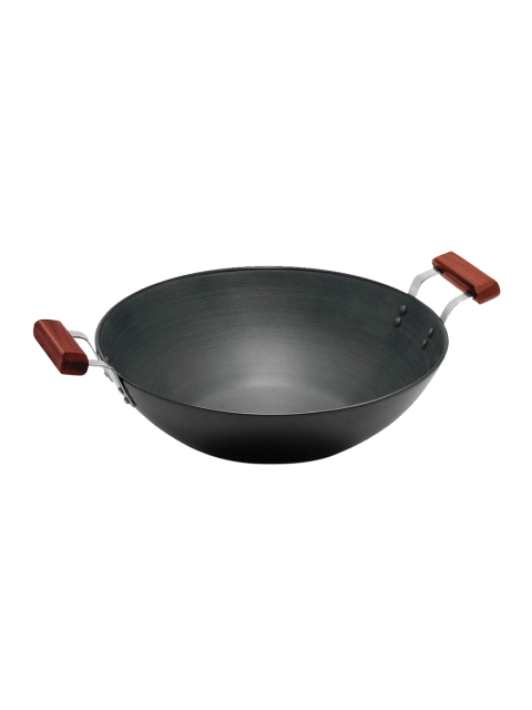 

Hawkins Black Solid Futura Hard Anodised Deep-Fry Pan