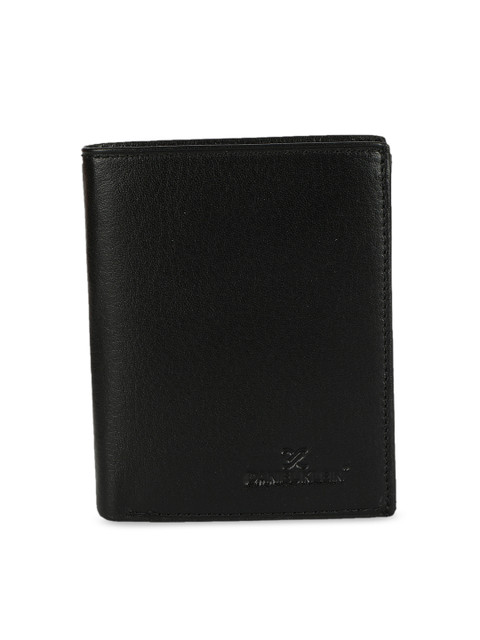 

Daniel Klein Men Black Solid Two Fold Wallet