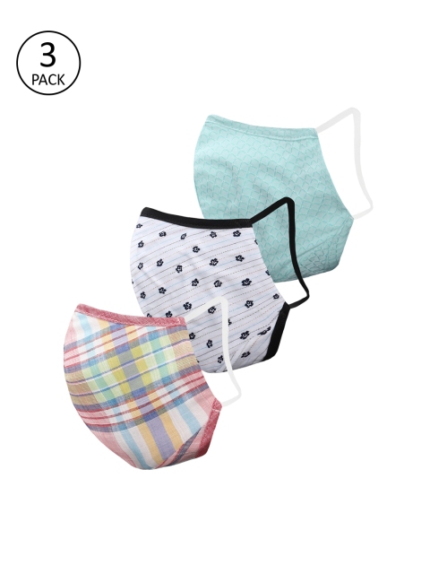 

Peter England Men 3 Pcs Assorted 3-Ply Anti-Viral Reusable Protective Outdoor Masks