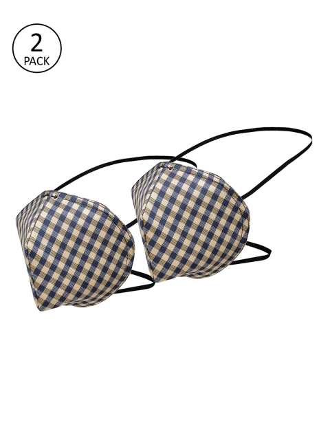 

Alvaro Castagnino Unisex 2Pcs 3Ply Printed Reusable Outdoor Fabric Masks, Beige