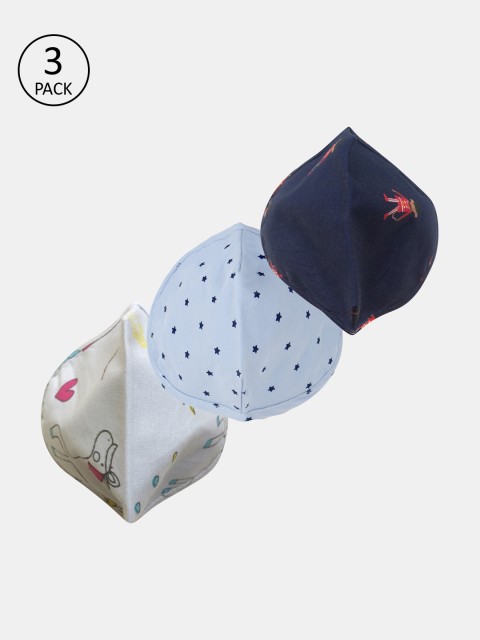 

Chitwan Mohan Kids 3 Pcs 2 Ply Assorted Printed Reusable Masks