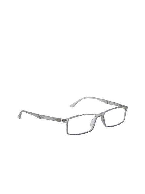 

VAST Unisex Transparent Solid Full Rim Anti-Reflective Rectangle Frames ARC_88060_C6_GREY