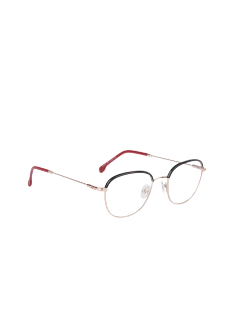 

MARC LOUIS Unisex Black & Rose Gold Colourblocked Full Rim Square Frames CA181/F 063 51 FR