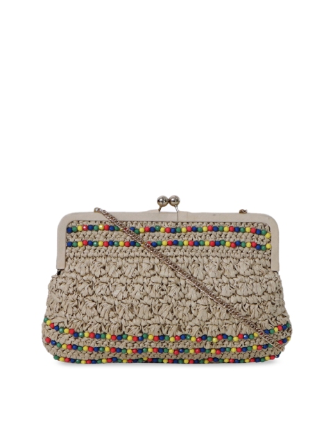 

Diwaah Multicoloured Textured Clutch, Multi