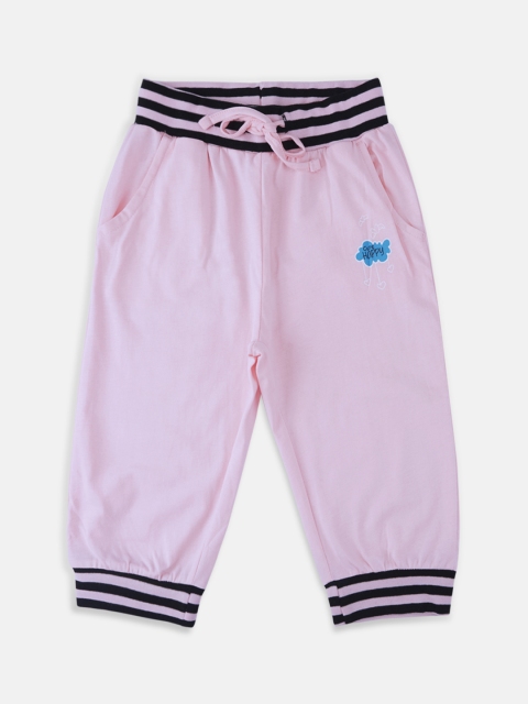 

CHALK by Pantaloons Girls Pink Solid Straight-Fit Joggers