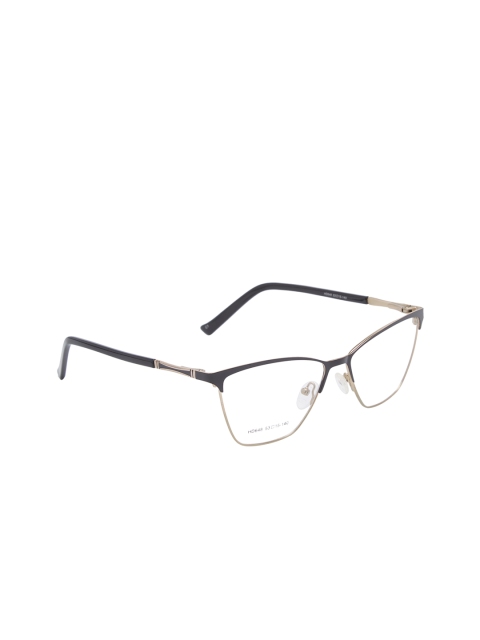 

VAST Women Black Solid Half Rim Square Frames