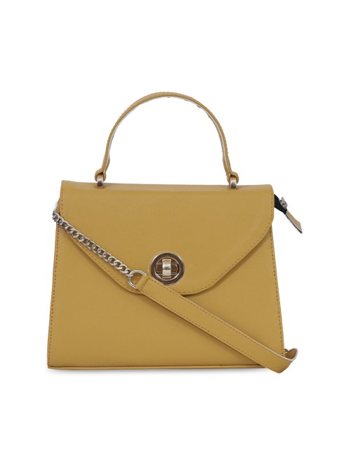 

Diwaah Mustard Solid Satchel