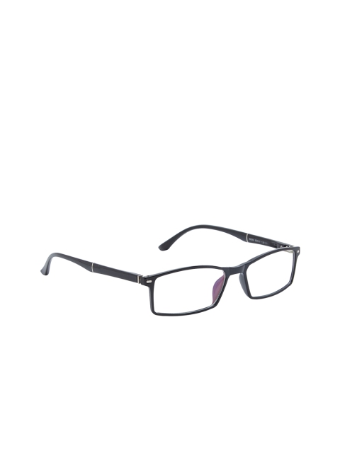 

VAST Unisex Transparent Solid Full Rim Rectangle Frames ARC_88060_C1_BLK_CLEAR