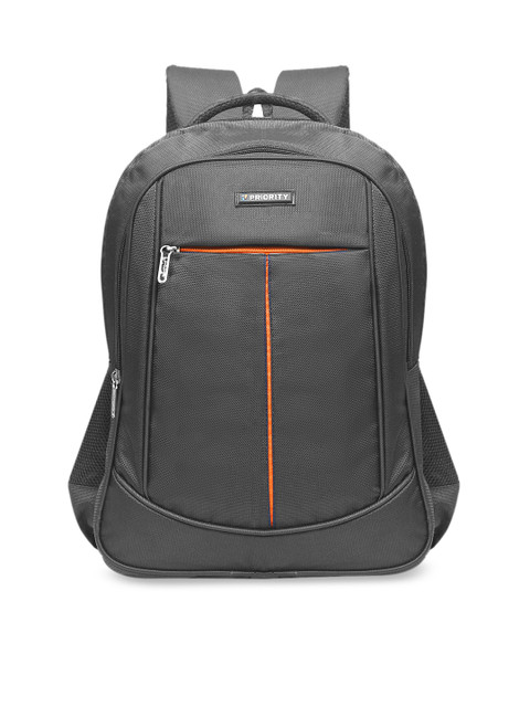 

Priority Boys Grey Corporate Commanders Solid Backpack
