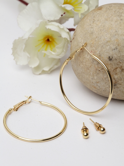 

Stoln Gold-Plated Circular Hoop Earrings