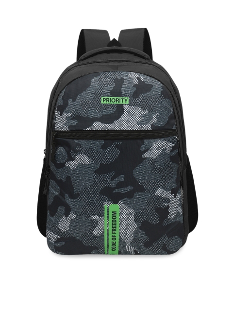 

Priority Boys Black Graphic Backpack
