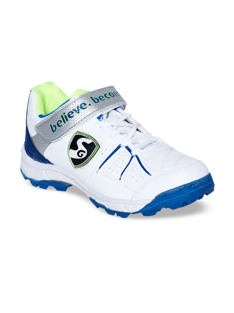 

SG Men White Hilite Stud Cricket Shoes